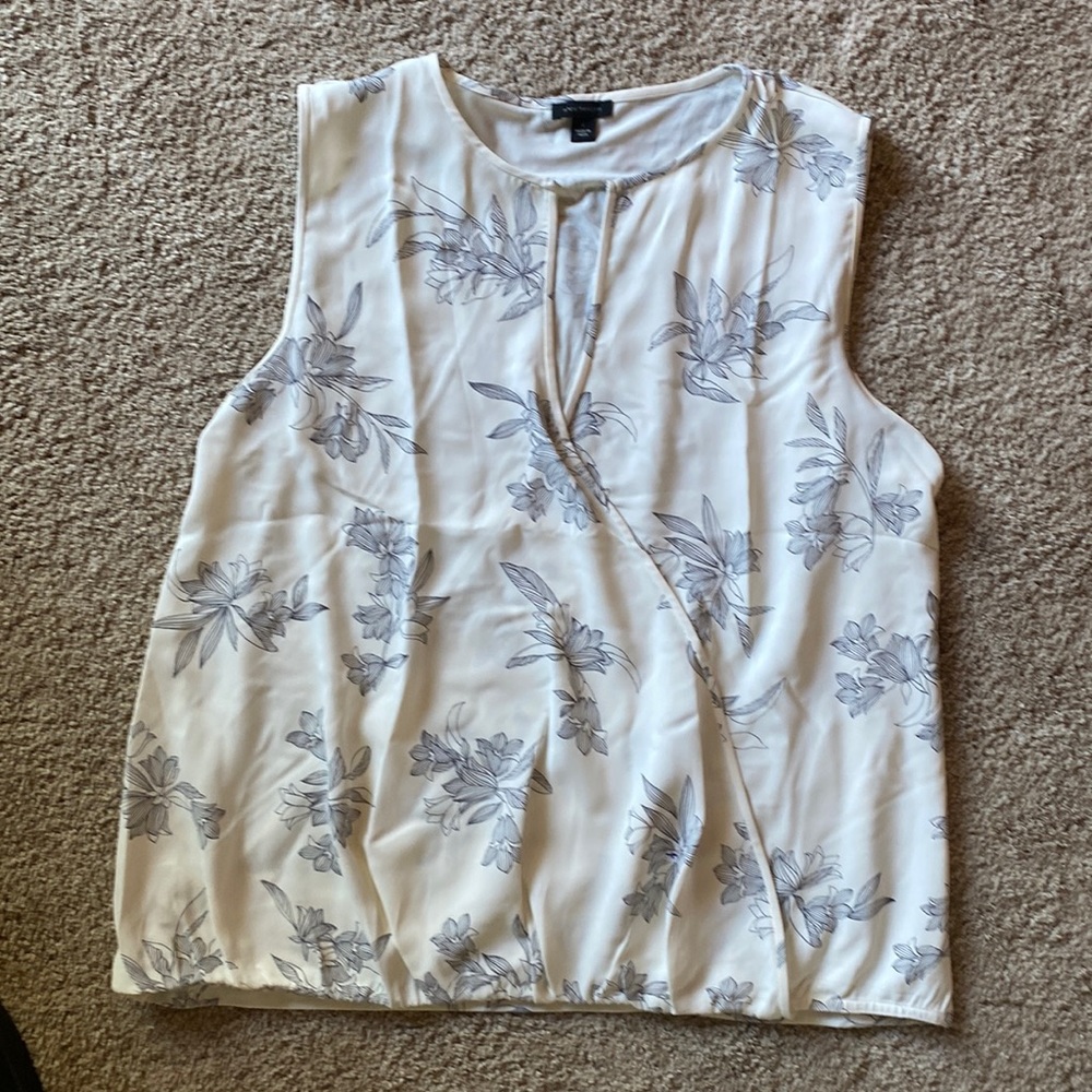Ann Taylor crème blouse.  NWOT